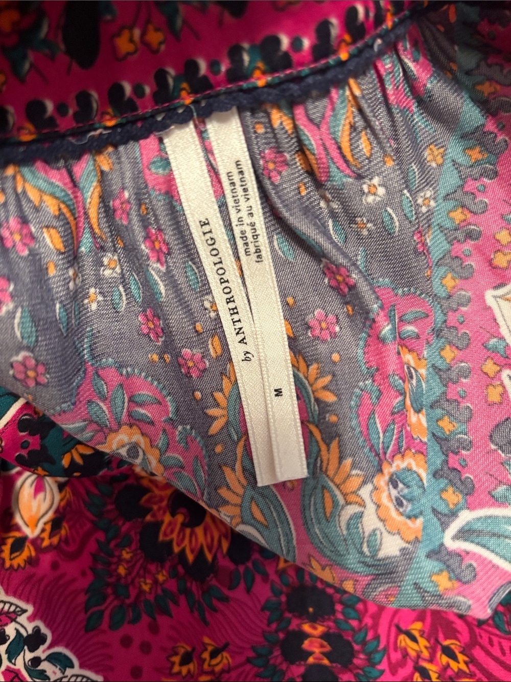 Anthropologie Lovett Tiered Floral Paisley Maxi Dress - Picture 4 of 5